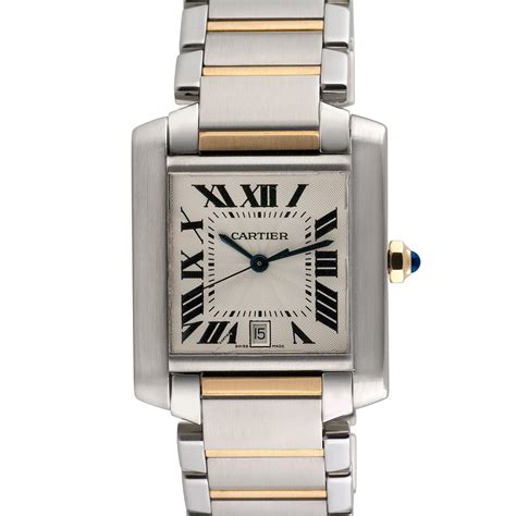 cartier tank francaise pre owned|vintage cartier tank francaise watch.